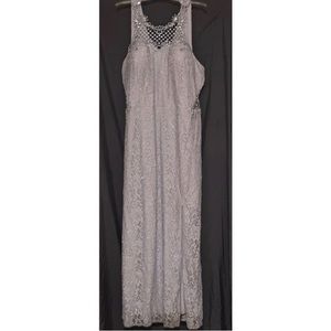 Long Silver Dress